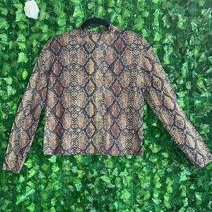 Snake Print Shirt
